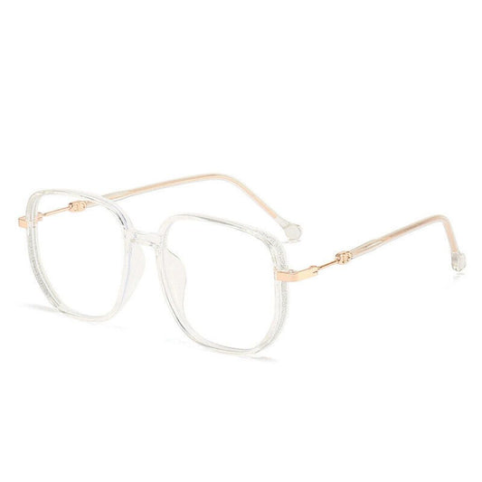 Anti Blue Light Reading Glasses +1.0 +4.0 Womens Ladies Bling Computer Oversized Clear Frame